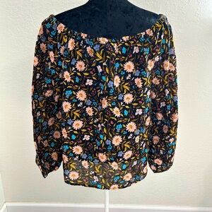 Ana Floral Off-Shoulder Top